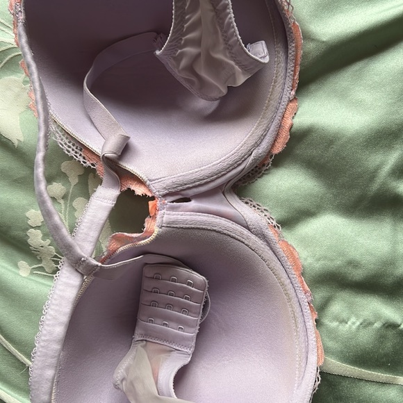 Light Pink and Purple Victoria’s Secret Lace Bra, Size 36DDD - Picture 8 of 11